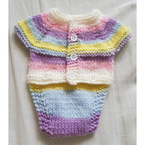 Farbiger Strickpullover für Kinder